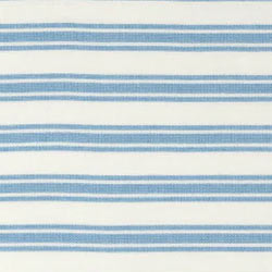 Bask Striped Organic Turkish Towel with Soft Terry Cloth Back in Blue