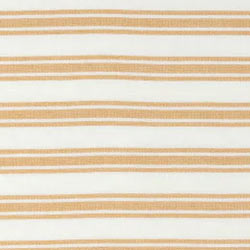 Bask Striped Organic Turkish Towel with Soft Terry Cloth Back in Mustard