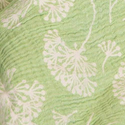 Dandelion Reversible Muslin Blanket in Olive and Beige