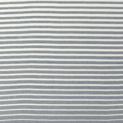 Gradient Striped Organic Turkish Towel with Soft Terry Cloth Back in Dark Grey