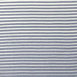 Gradient Striped Organic Turkish Towel with Soft Terry Cloth Back in Navy