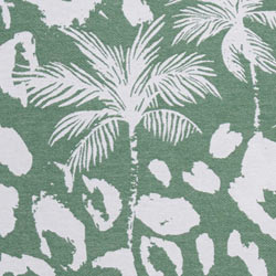 Leopard Palm Organic Turkish Towel in Green