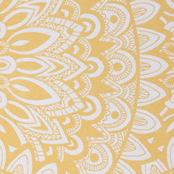 Mandala Organic Turkish Towel in Mustard