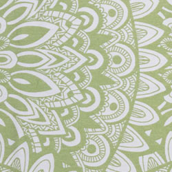 Mandala Organic Turkish Towel in Olive Green