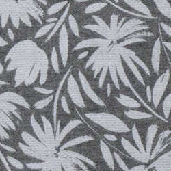 Whimsical Flower Organic Reversible Muslin Blanket in Black & Natural