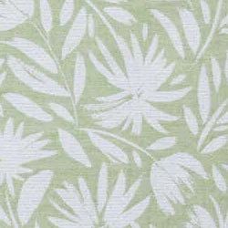 Whimsical Flower Organic Reversible Muslin Blanket in Olive & Natural