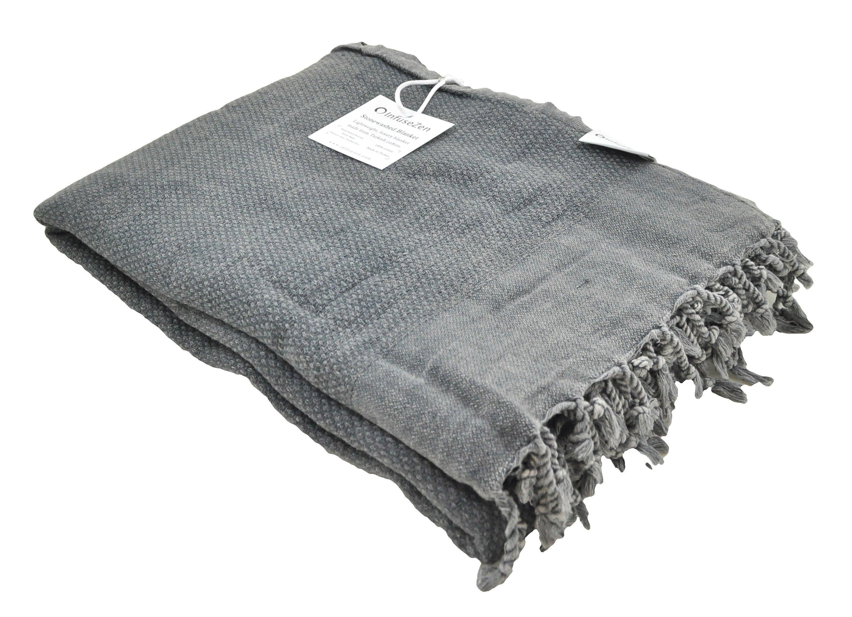 Stonewashed Blanket-Turkish Blanket-Stone Wash Blanket-''73x91''Pale Color Blanker-Throw Blankets-Light cheapest Gray Blanket-Peshtemad6-(UMT,ZS,PK)